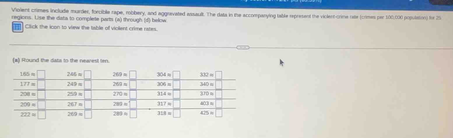 violent crimes include murder, forcible rape, robbery, and aggravated a…