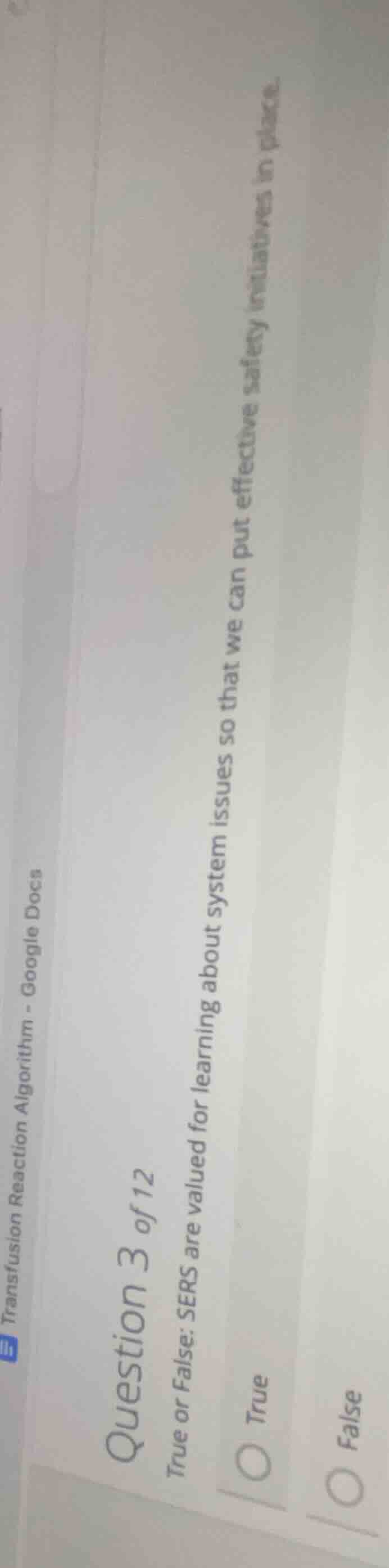 question 3 of 12 true or false: sers are valued for learning about syst…