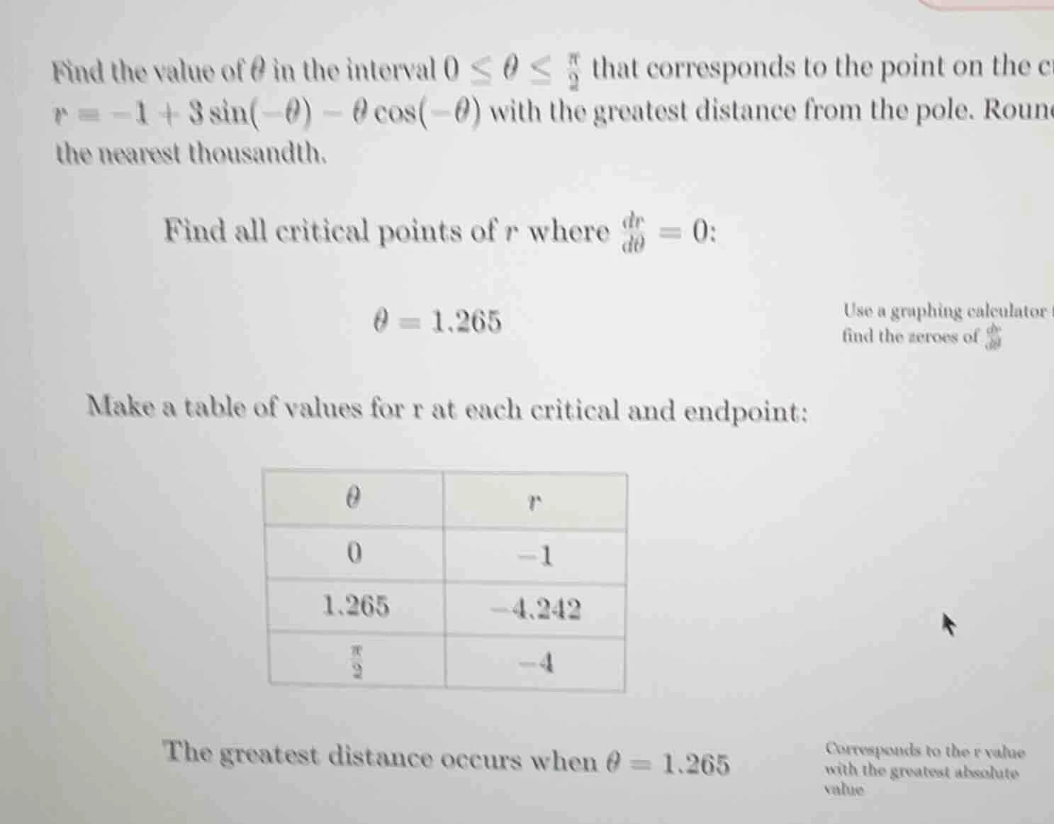 find the value of \\( \\theta \\) in the interval \\( 0 \\leq \\theta \…