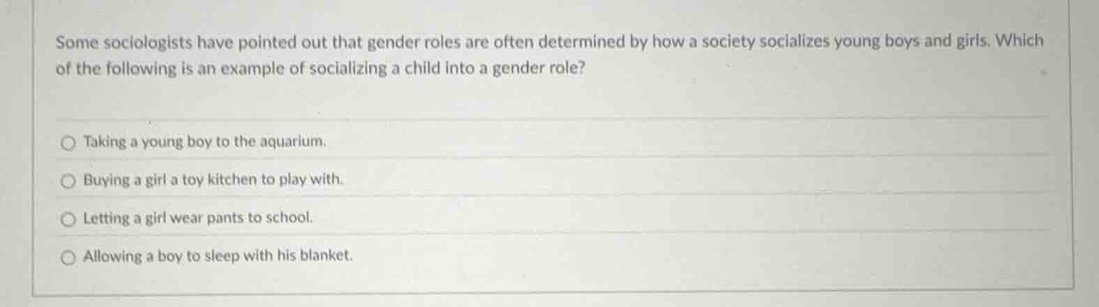 some sociologists have pointed out that gender roles are often determin…