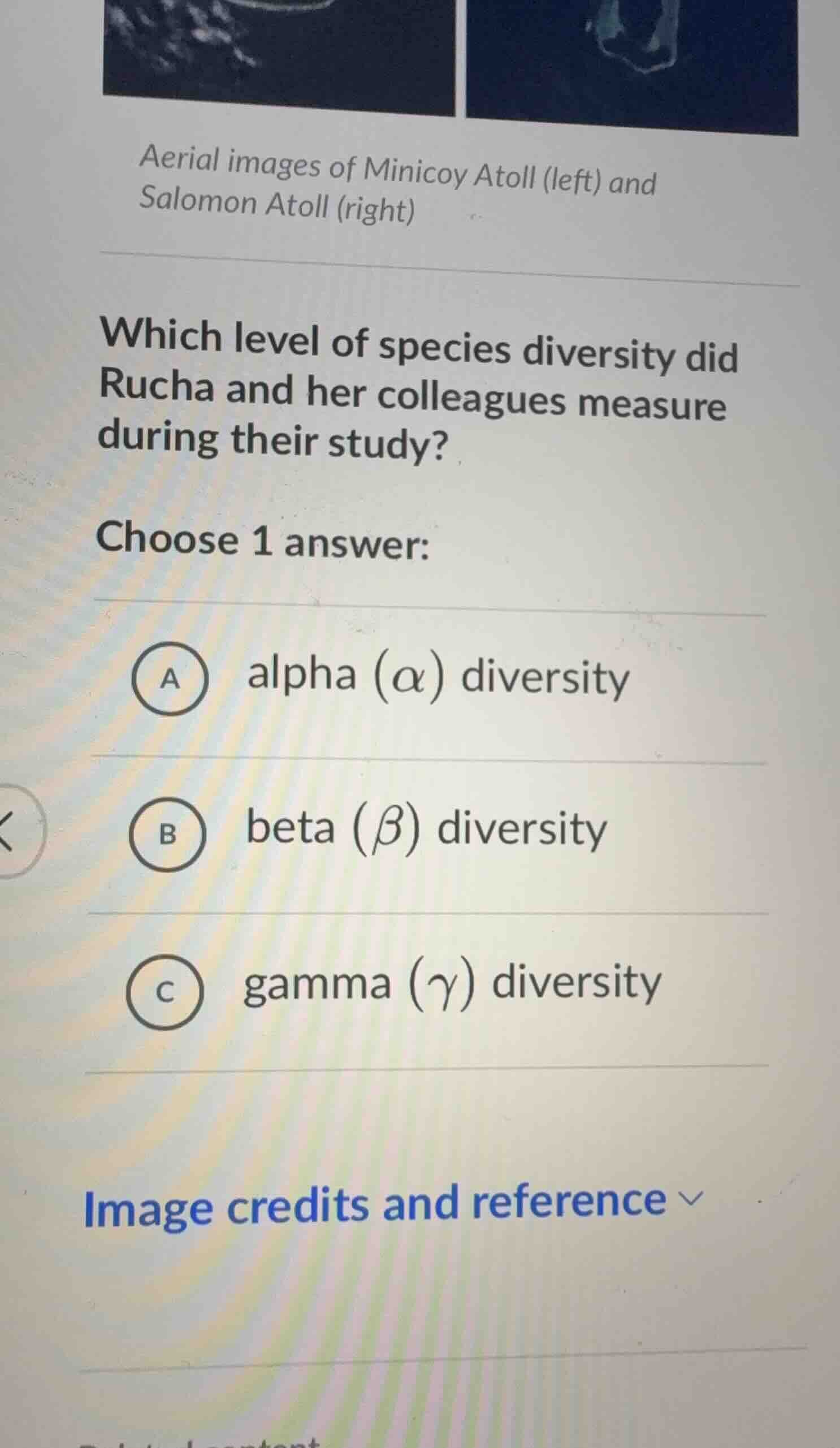 aerial images of minicoy atoll (left) and salomon atoll (right) which l…