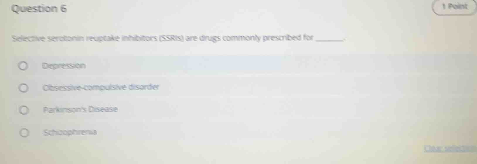 question 6 selective serotonin reuptake inhibitors (ssris) are drugs co…