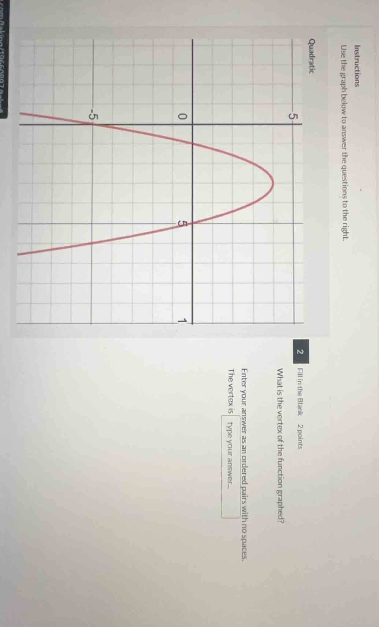 instructions use the graph below to answer the questions to the right. …