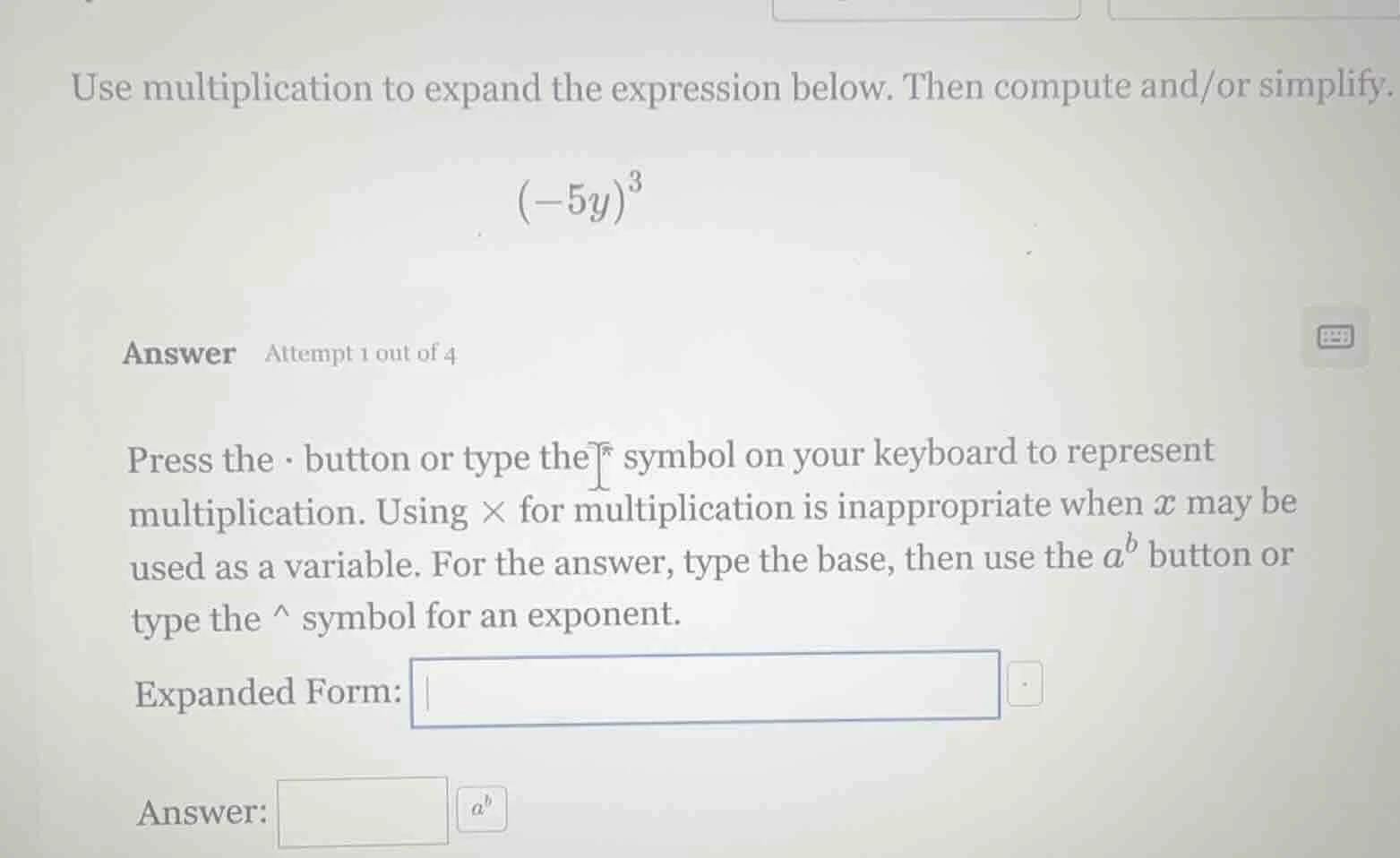 use multiplication to expand the expression below. then compute and/or …
