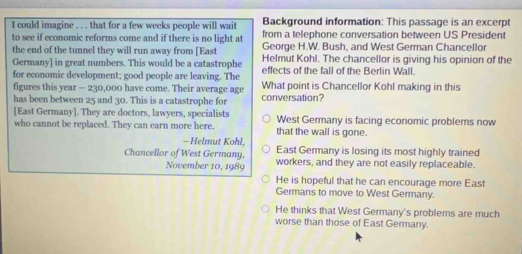 i could imagine … that for a few weeks people will wait to see if econo…