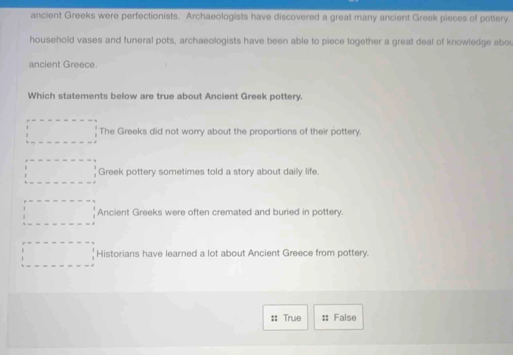 ancient greeks were perfectionists. archaeologists have discovered a gr…