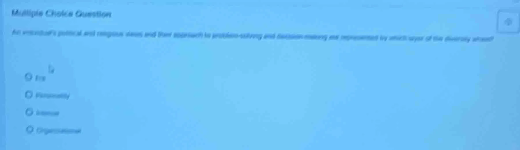 multiple choice question an individuals political and religious views a…