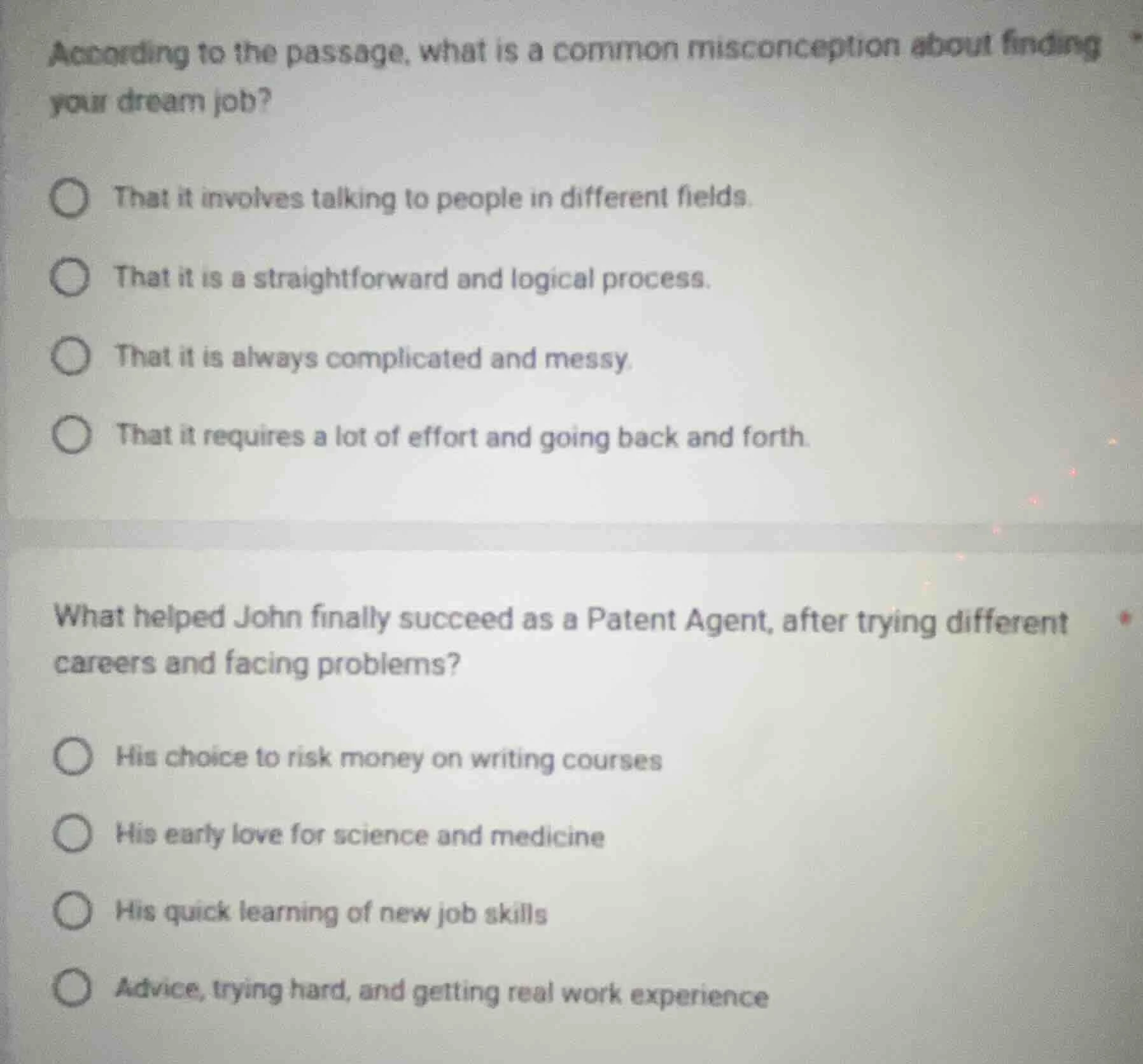 according to the passage, what is a common misconception about finding …