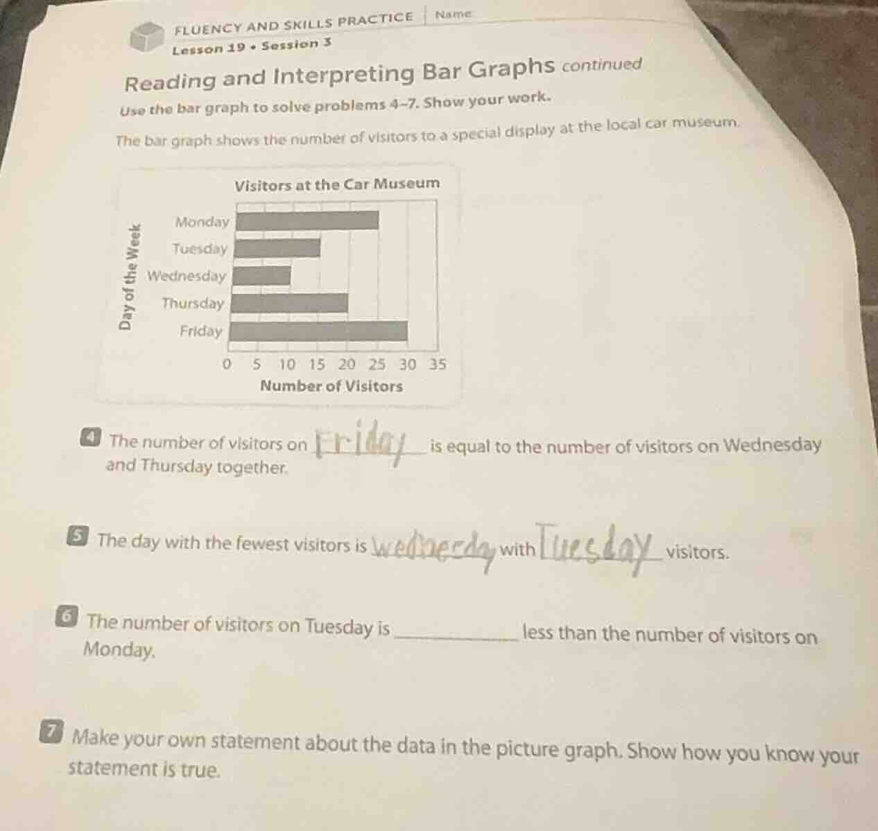 fluency and skills practice | name lesson 19 • session 3 reading and in…