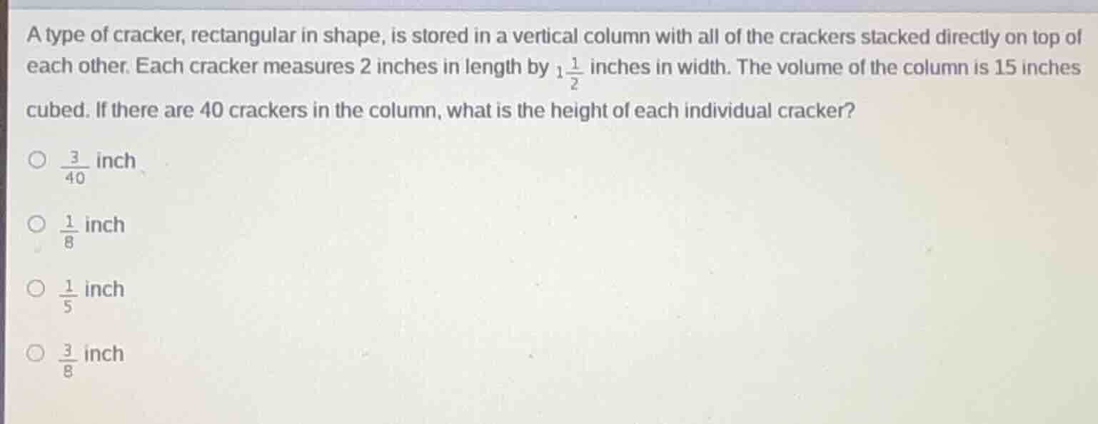 a type of cracker, rectangular in shape, is stored in a vertical column…