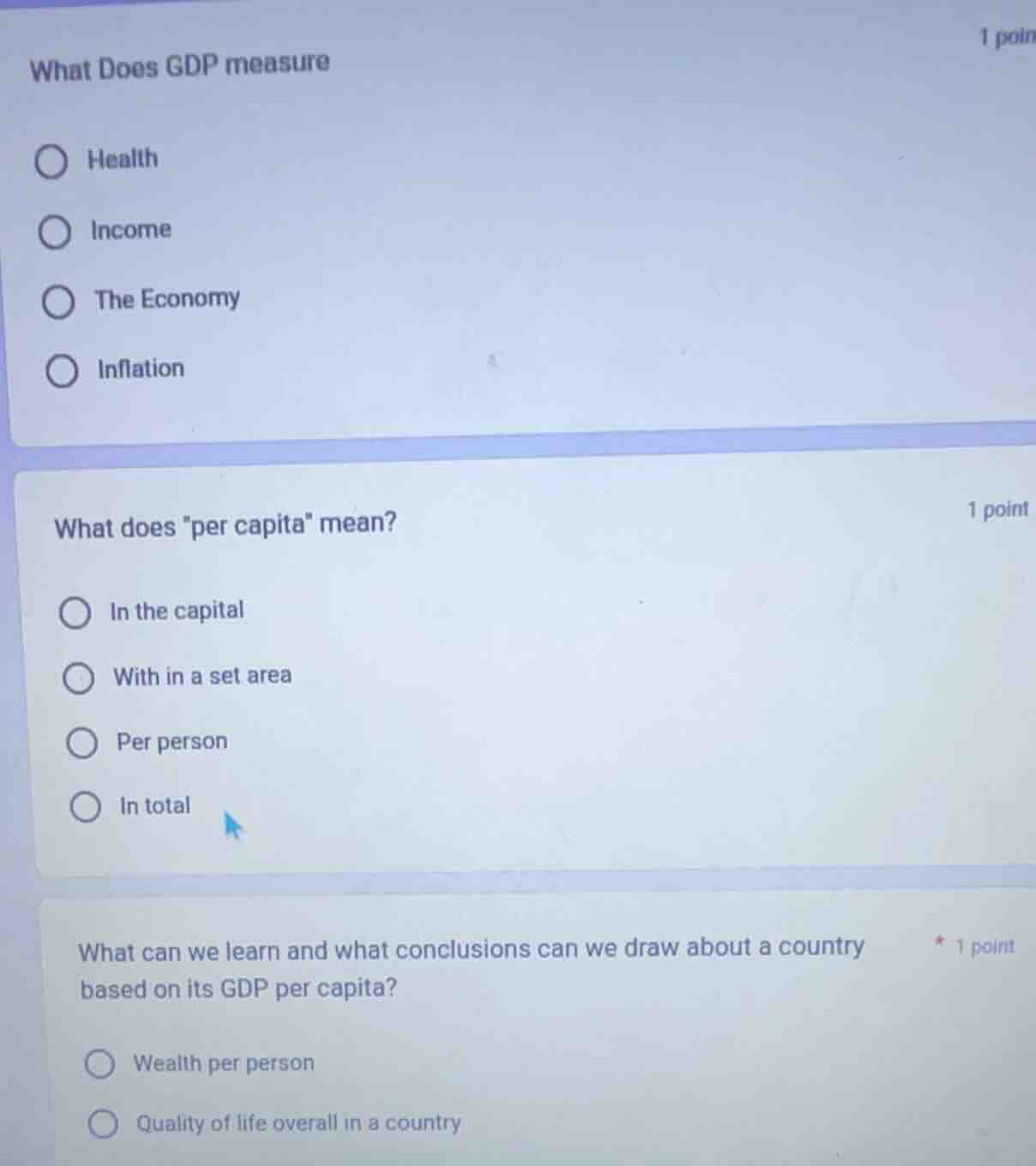 what does gdp measure health income the economy inflation what does \pe…