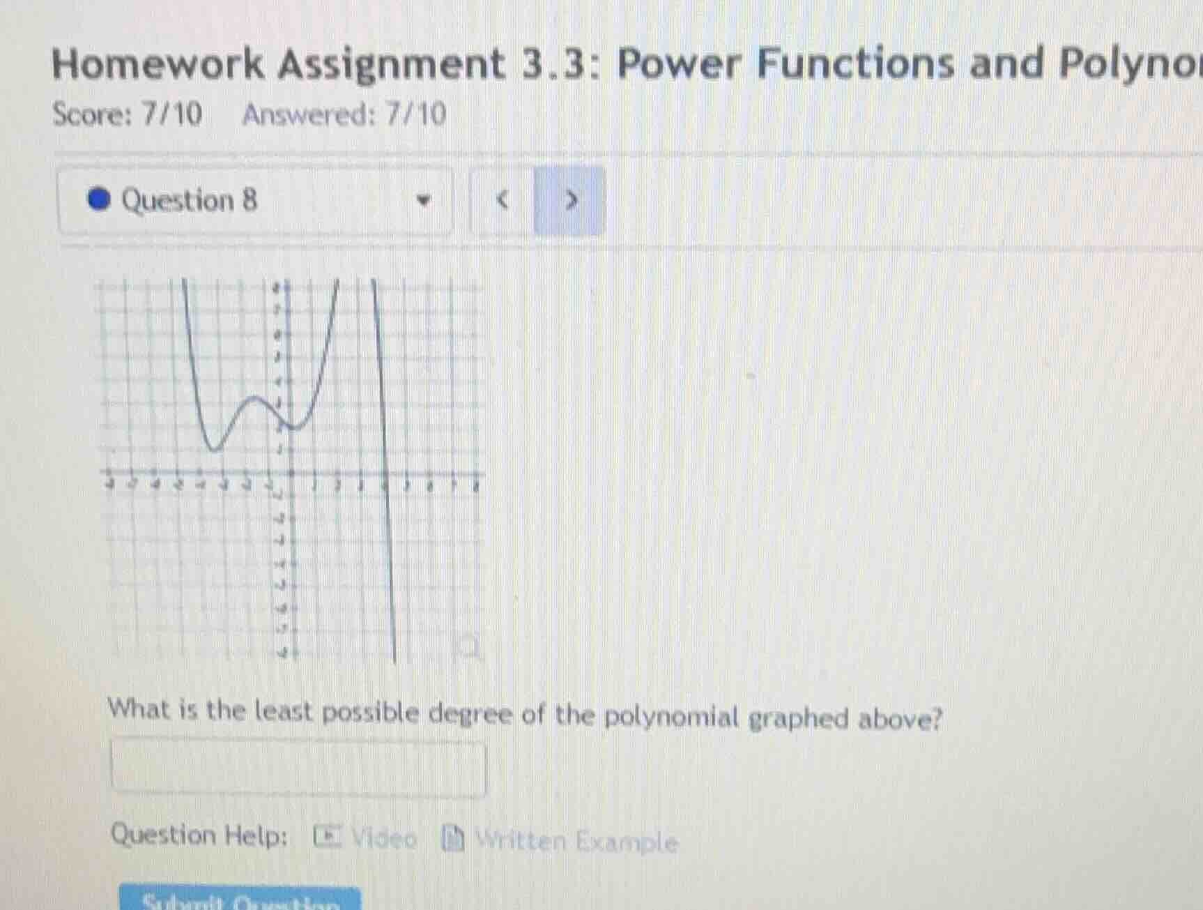 homework assignment 3.3: power functions and polyno score: 7/10 answere…