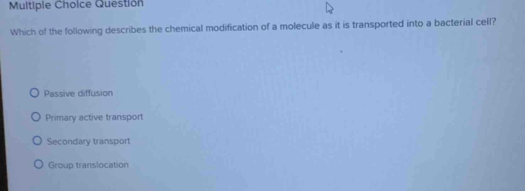 multiple choice question which of the following describes the chemical …