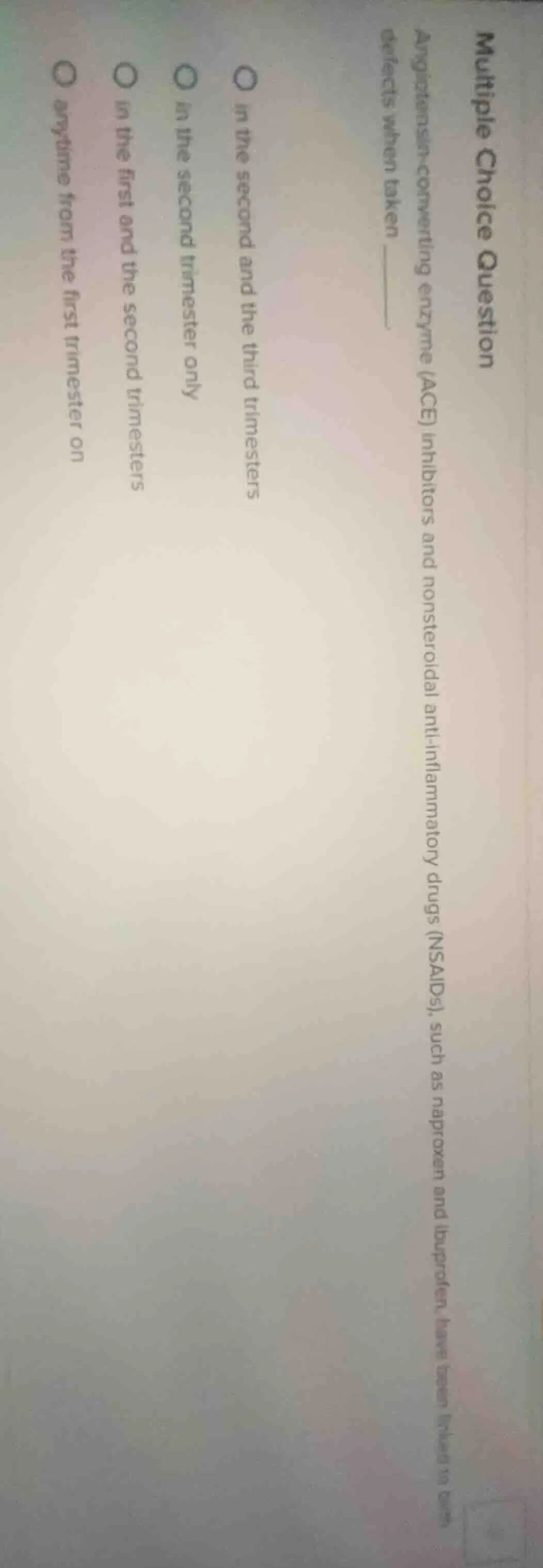 multiple choice question angiotensin-converting enzyme (ace) inhibitors…