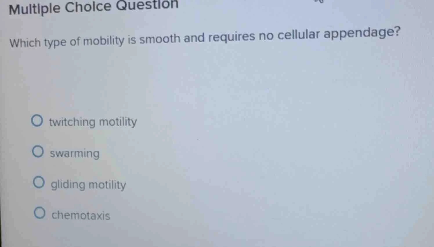 multiple choice question which type of mobility is smooth and requires …