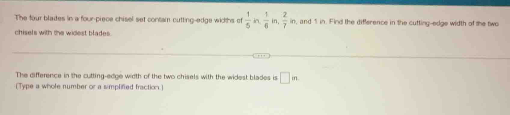 the four blades in a four - piece chisel set contain cutting - edge wid…