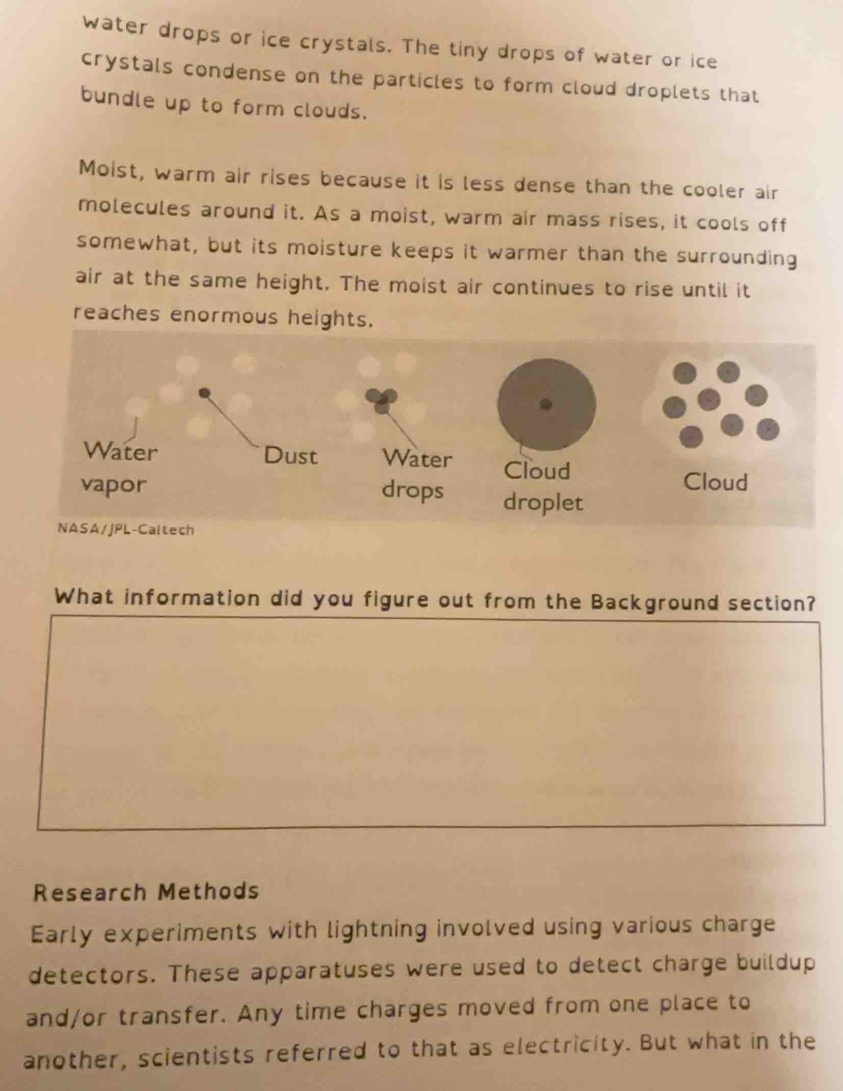 water drops or ice crystals. the tiny drops of water or ice crystals co…