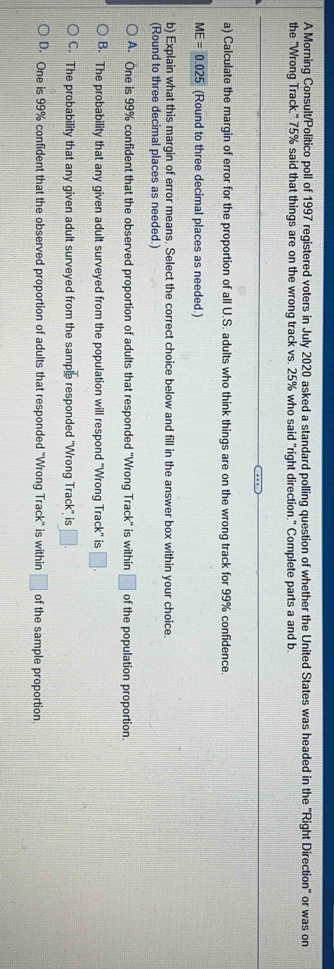 a morning consult/polltico poll of 1997 registered voters in july 2020 …