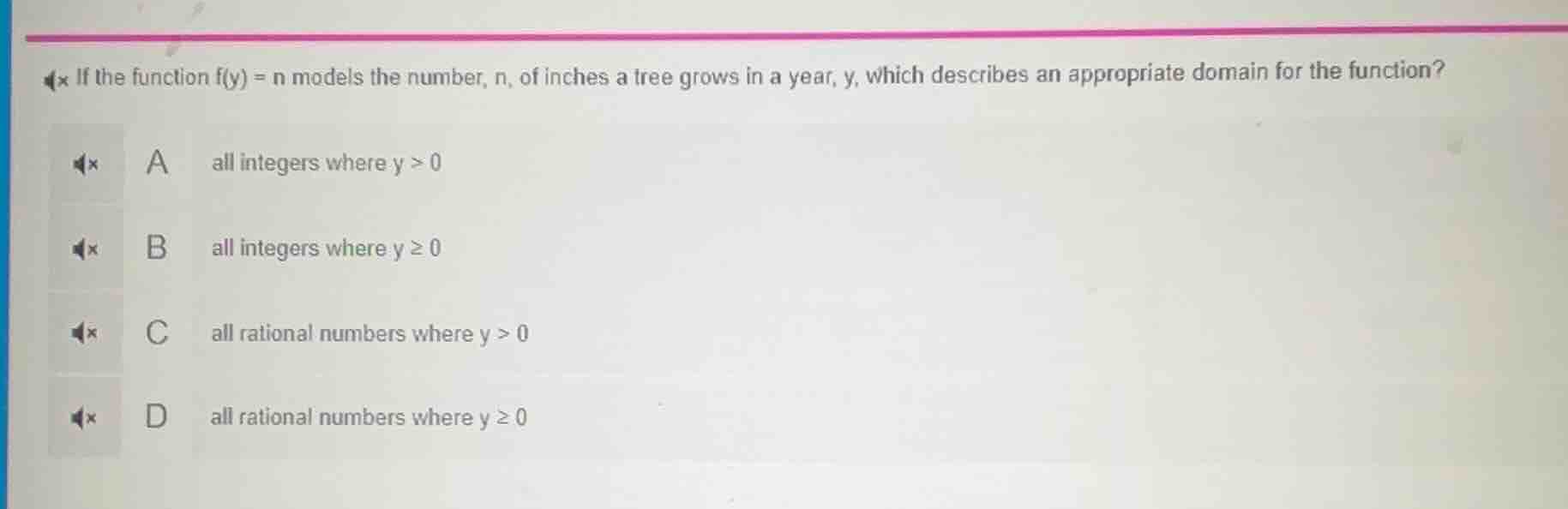 if the function f(y) = n models the number, n, of inches a tree grows i…