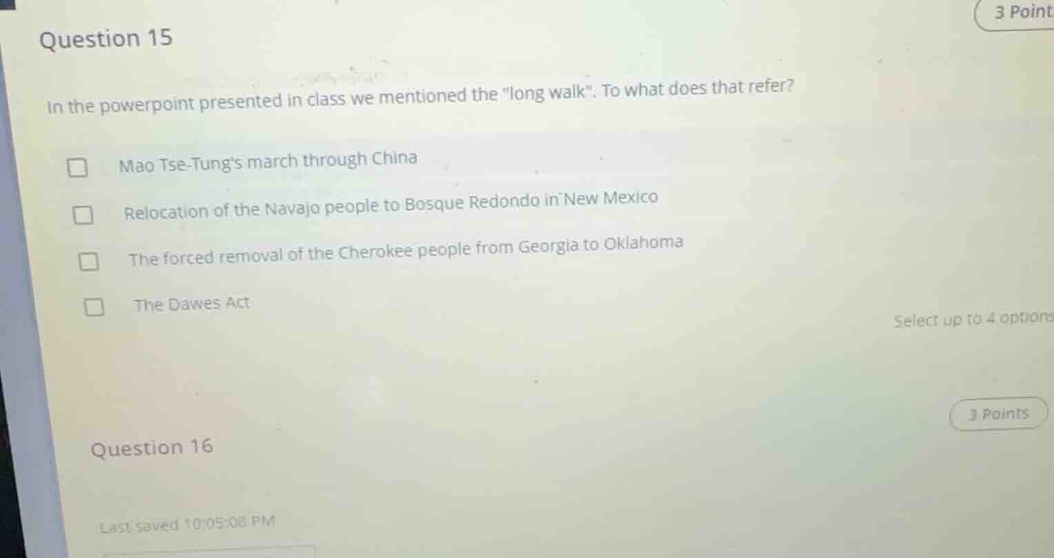 question 15 in the powerpoint presented in class we mentioned the \long…