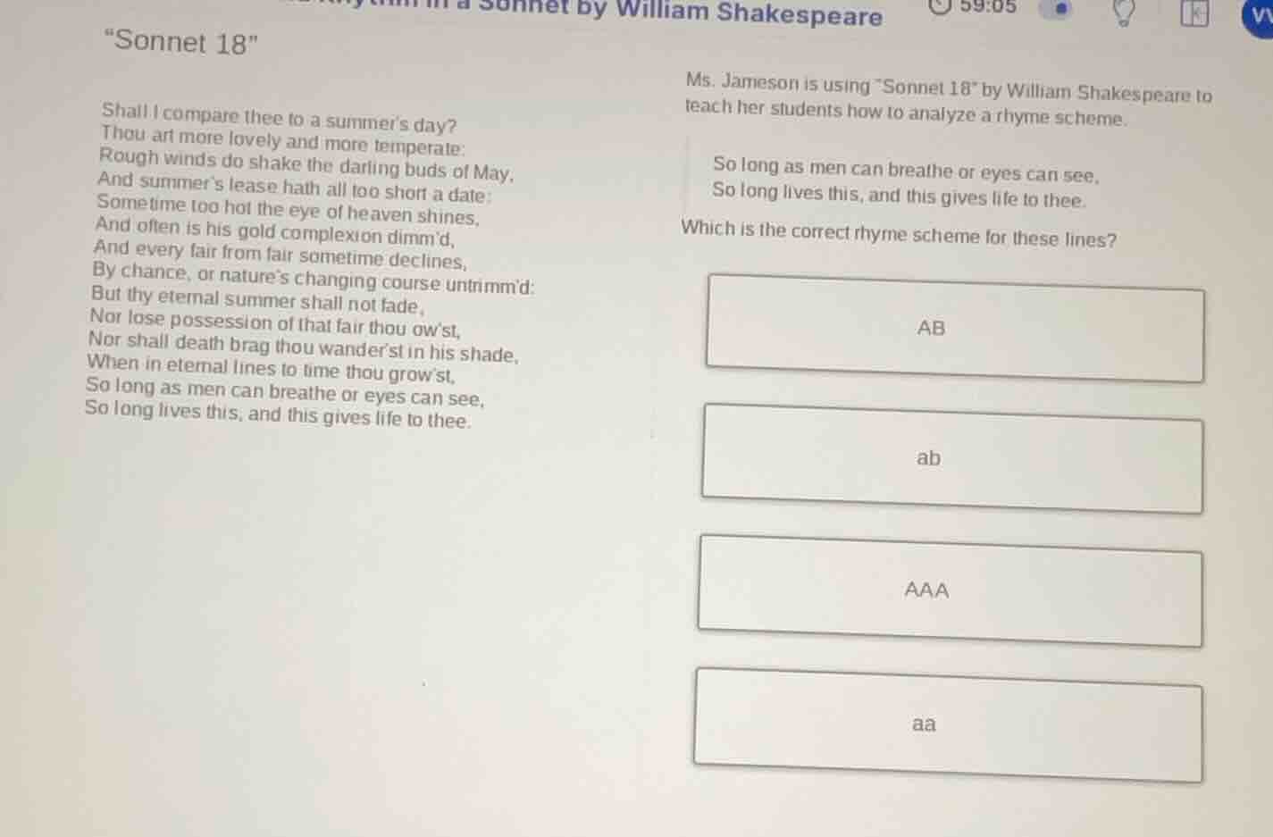 “sonnet 18” shall i compare thee to a summer’s day? thou art more lovel…