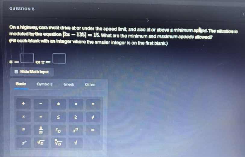 question 5 on a highway, cars must drive at or under the speed limit, a…