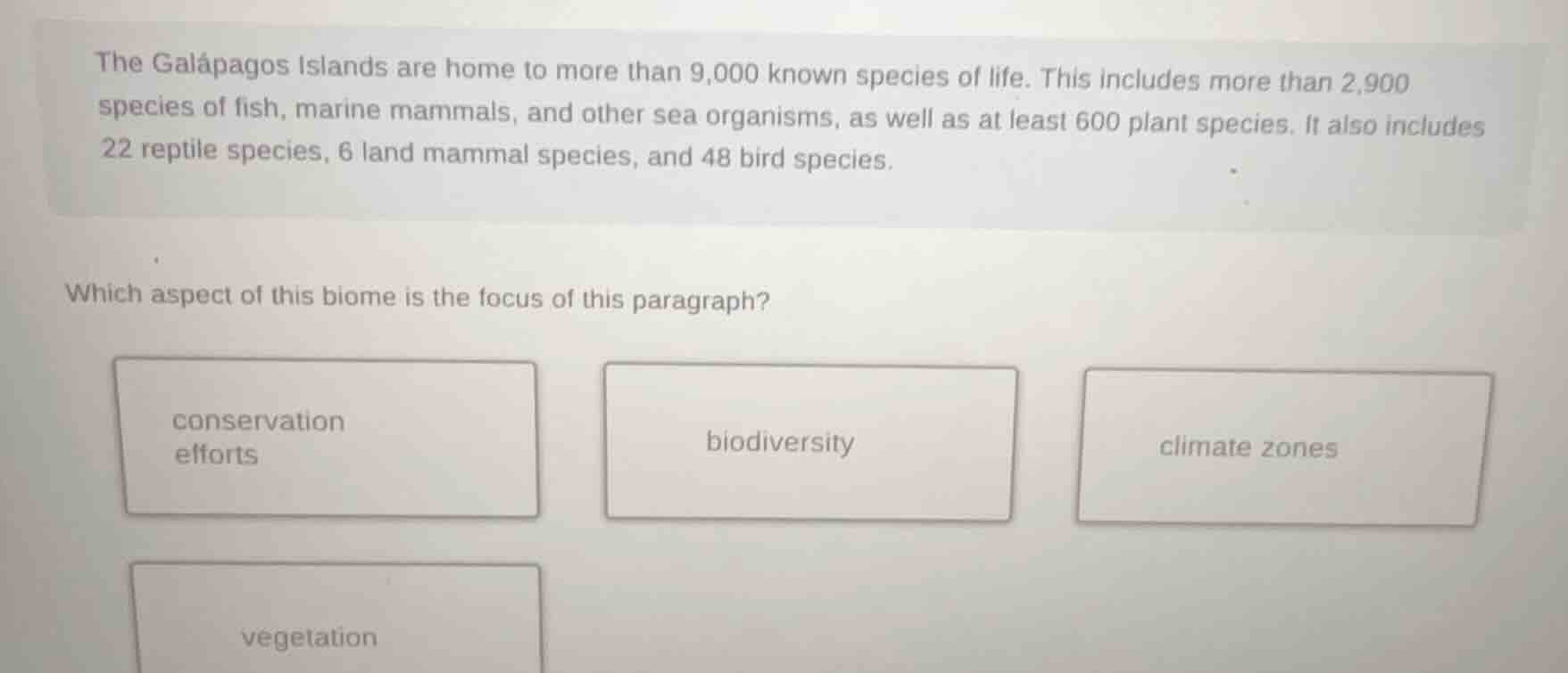 the galápagos islands are home to more than 9,000 known species of life…
