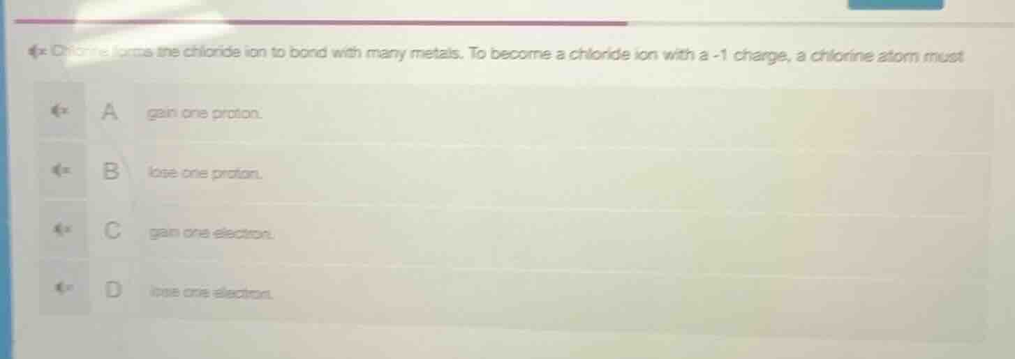 chlorine forms the chloride ion to bond with many metals. to become a c…