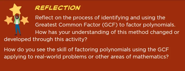 reflection reflect on the process of identifying and using the greatest…