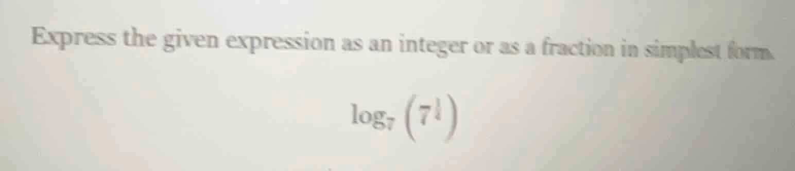 express the given expression as an integer or as a fraction in simplest…