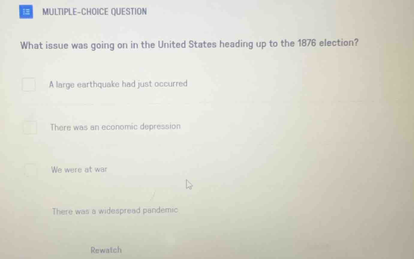 multiple-choice question what issue was going on in the united states h…