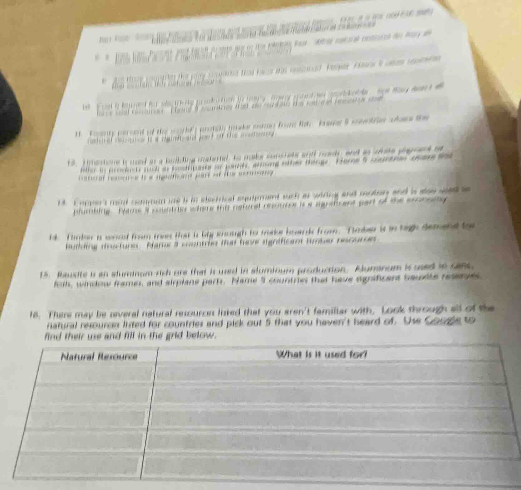 9. are there countries that rely completely on one or two natural resou…