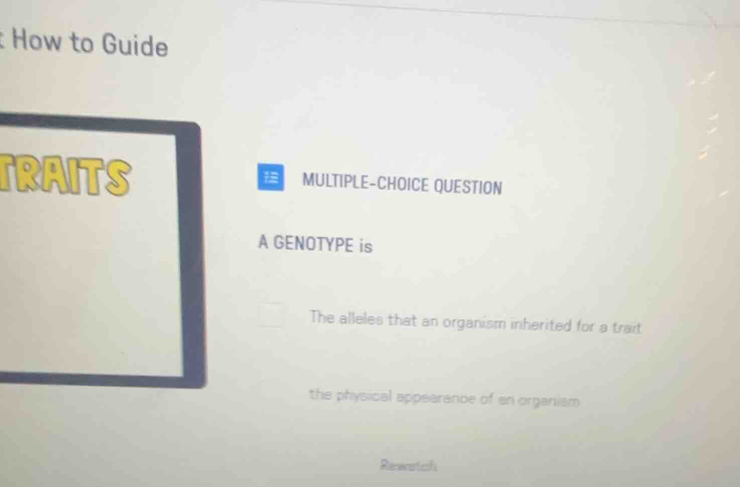 multiple-choice question a genotype is the alleles that an organism inh…