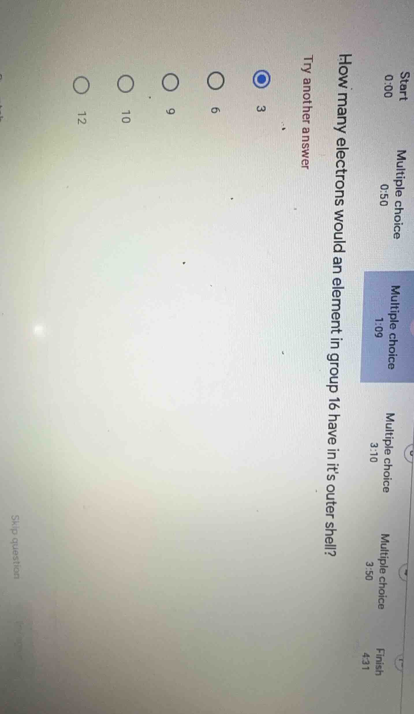 how many electrons would an element in group 16 have in its outer shell…