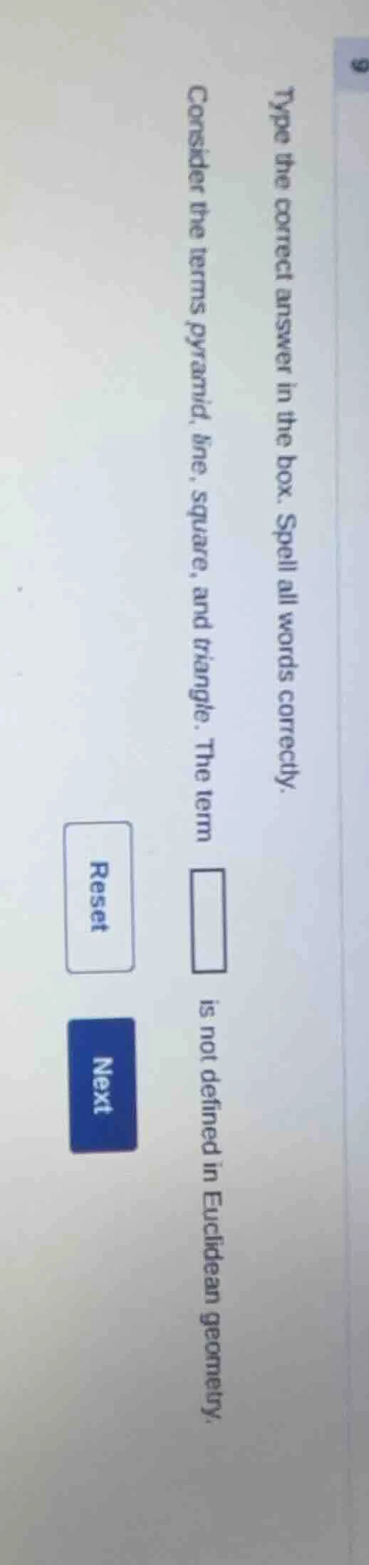 type the correct answer in the box. spell all words correctly. consider…