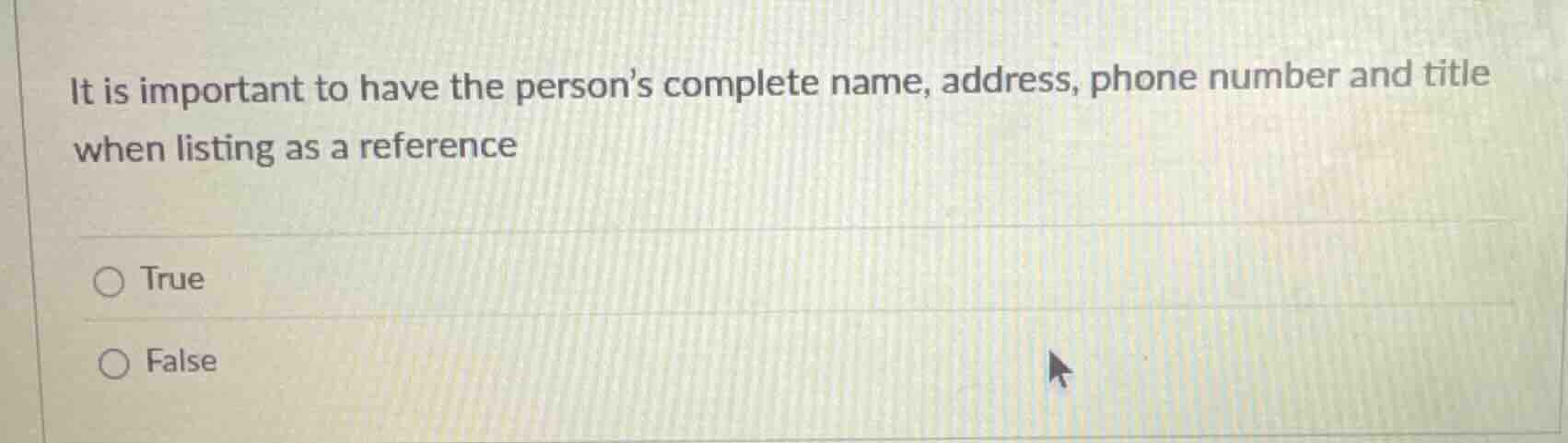 it is important to have the person’s complete name, address, phone numb…