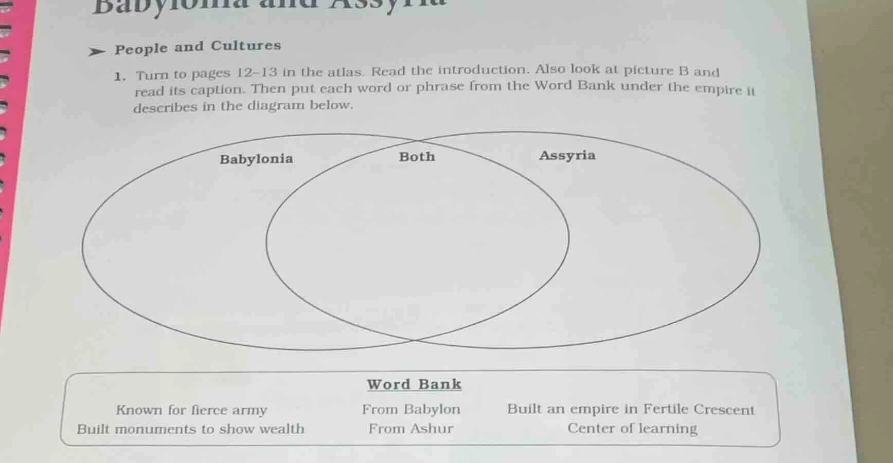 babylonia and assyria people and cultures 1. turn to pages 12–13 in the…
