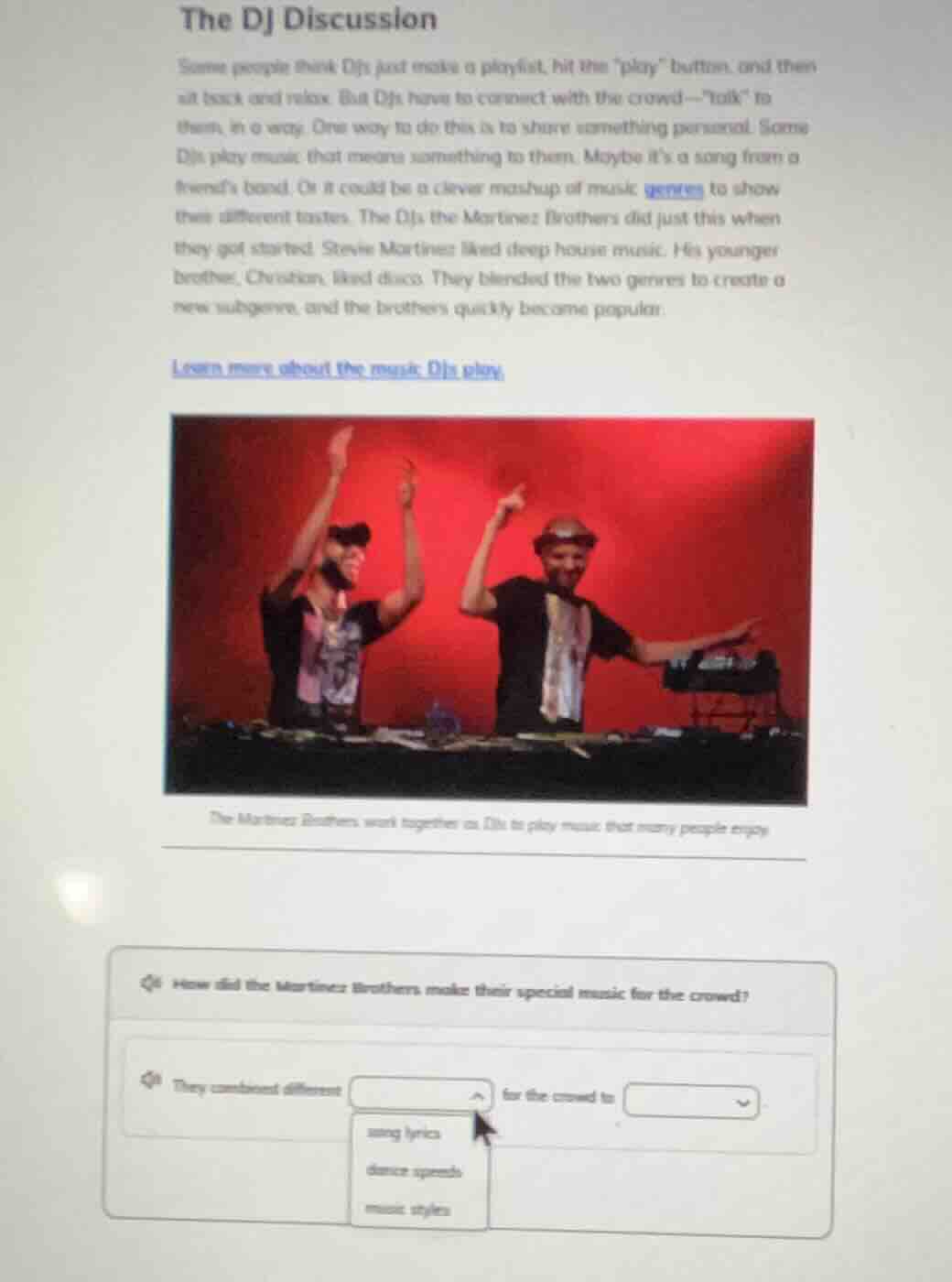 the dj discussion some people think djs just make a playlist, hit the \…