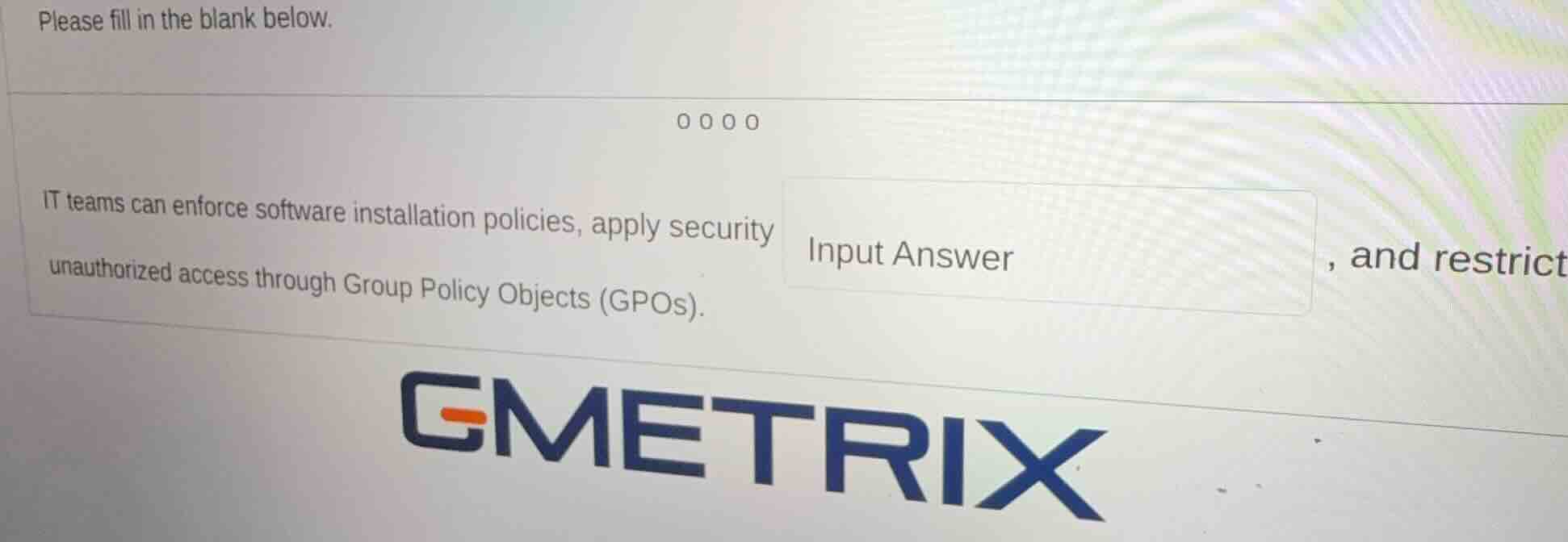please fill in the blank below. it teams can enforce software installat…