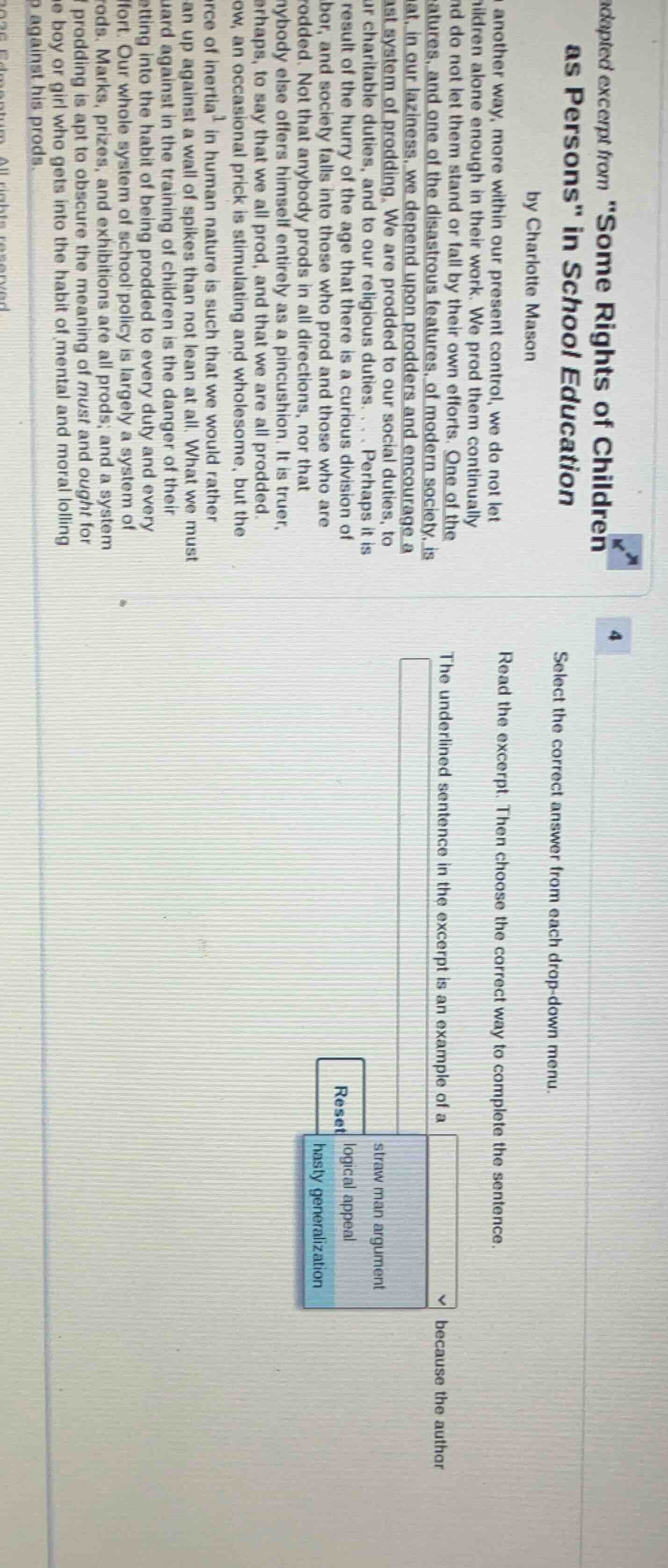 adapted excerpt from \some rights of children as persons\ in school edu…