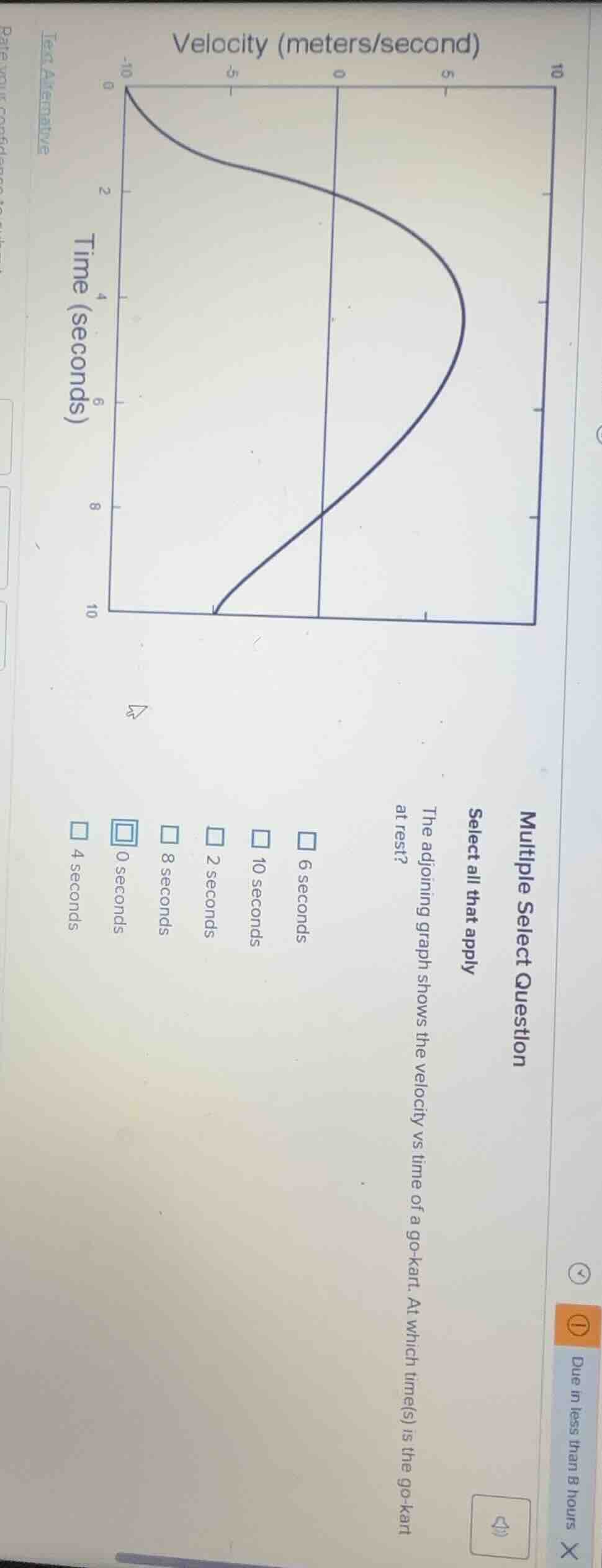 multiple select question select all that apply the adjoining graph show…