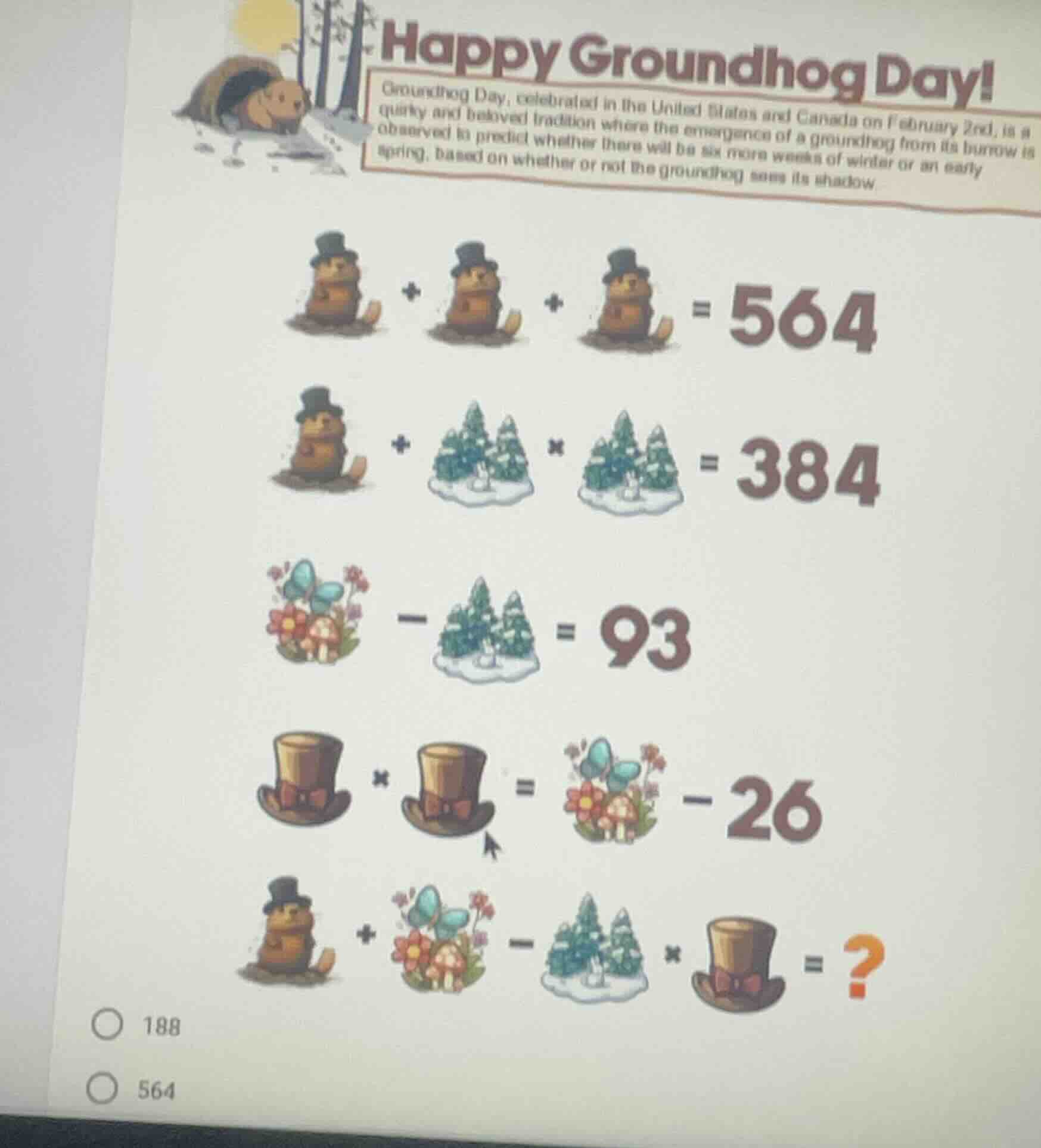 happy groundhog day! groundhog day, celebrated in the united states and…