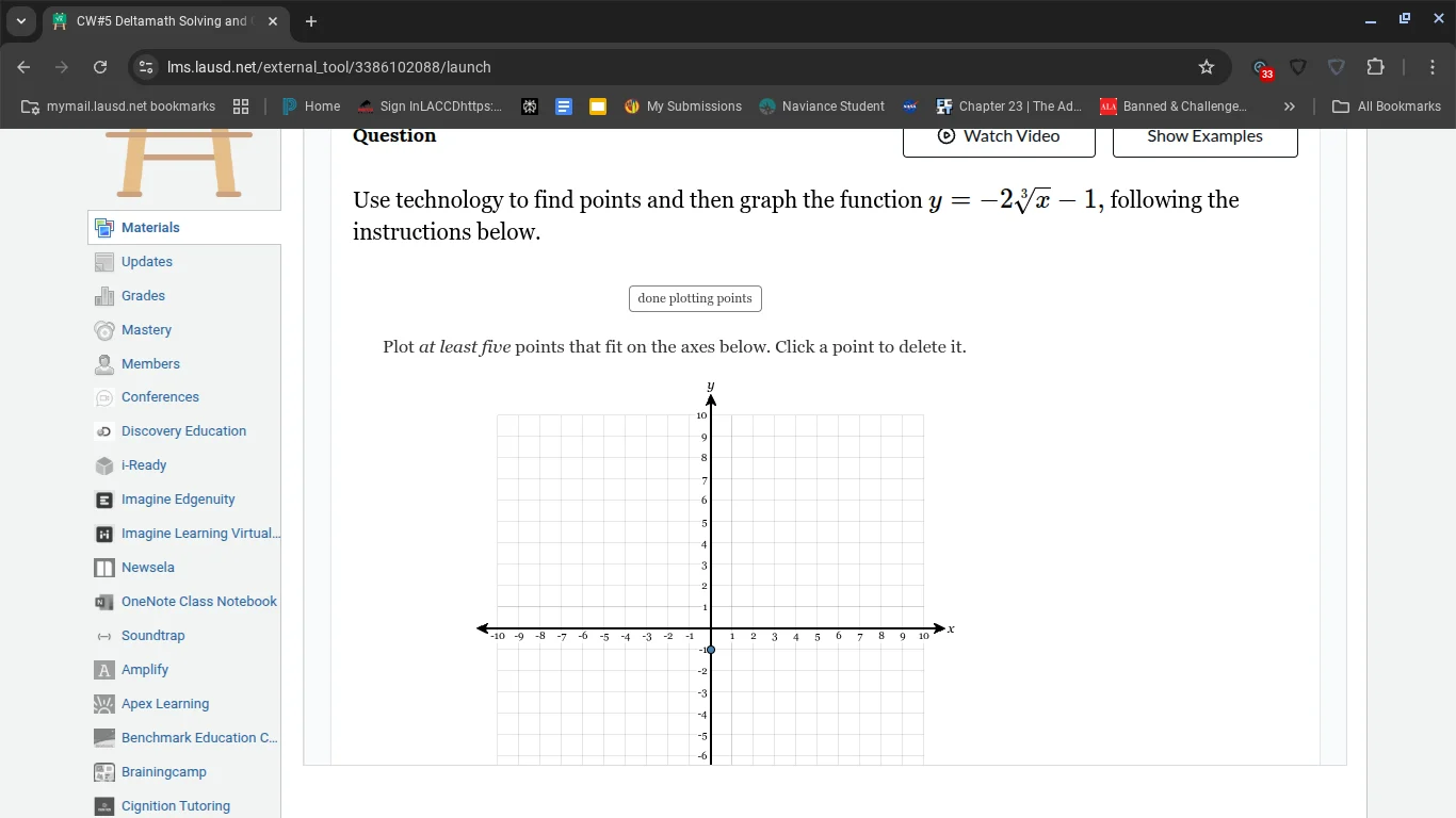 question use technology to find points and then graph the function $y =…