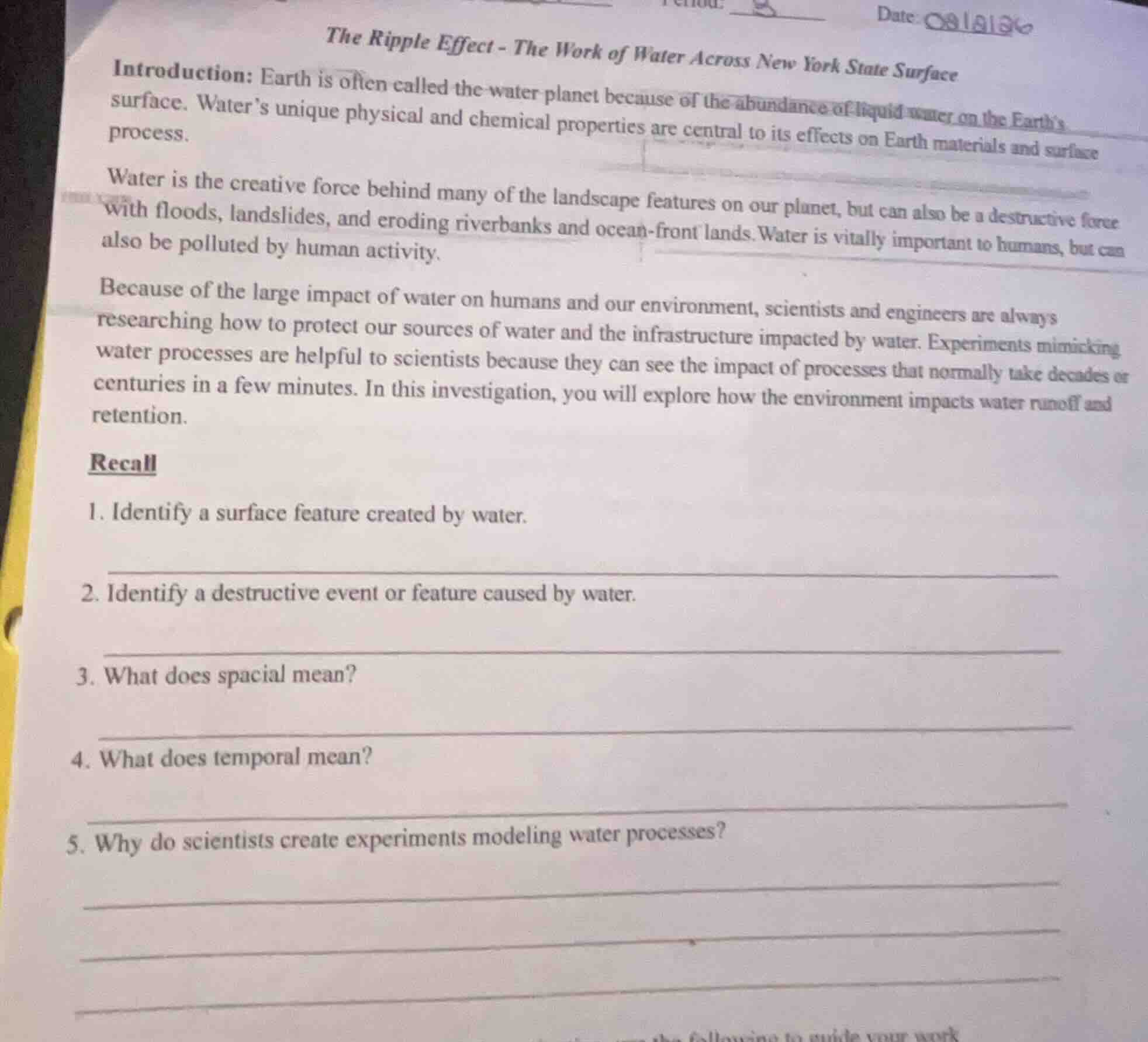 the ripple effect - the work of water across new york state surface int…