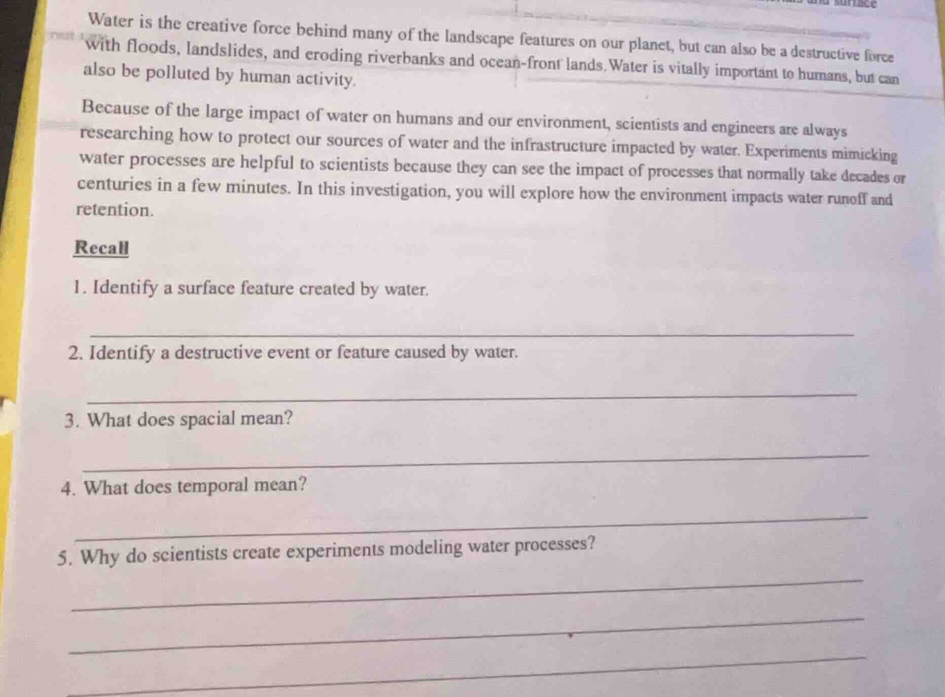 water is the creative force behind many of the landscape features on ou…