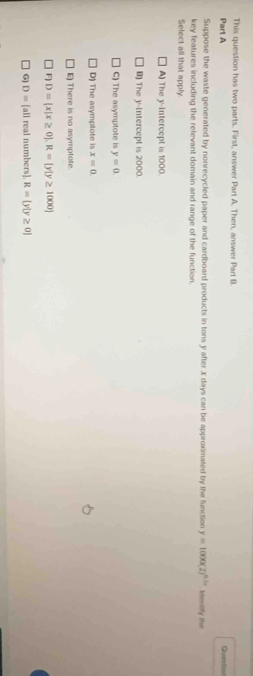 this question has two parts. first, answer part a. then, answer part b.…