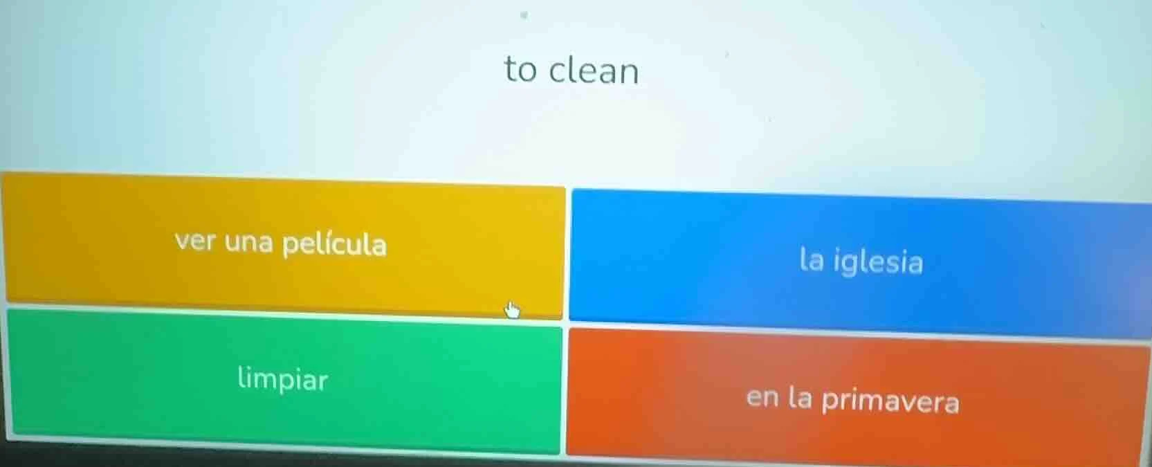 to clean ver una película la iglesia limpiar en la primavera