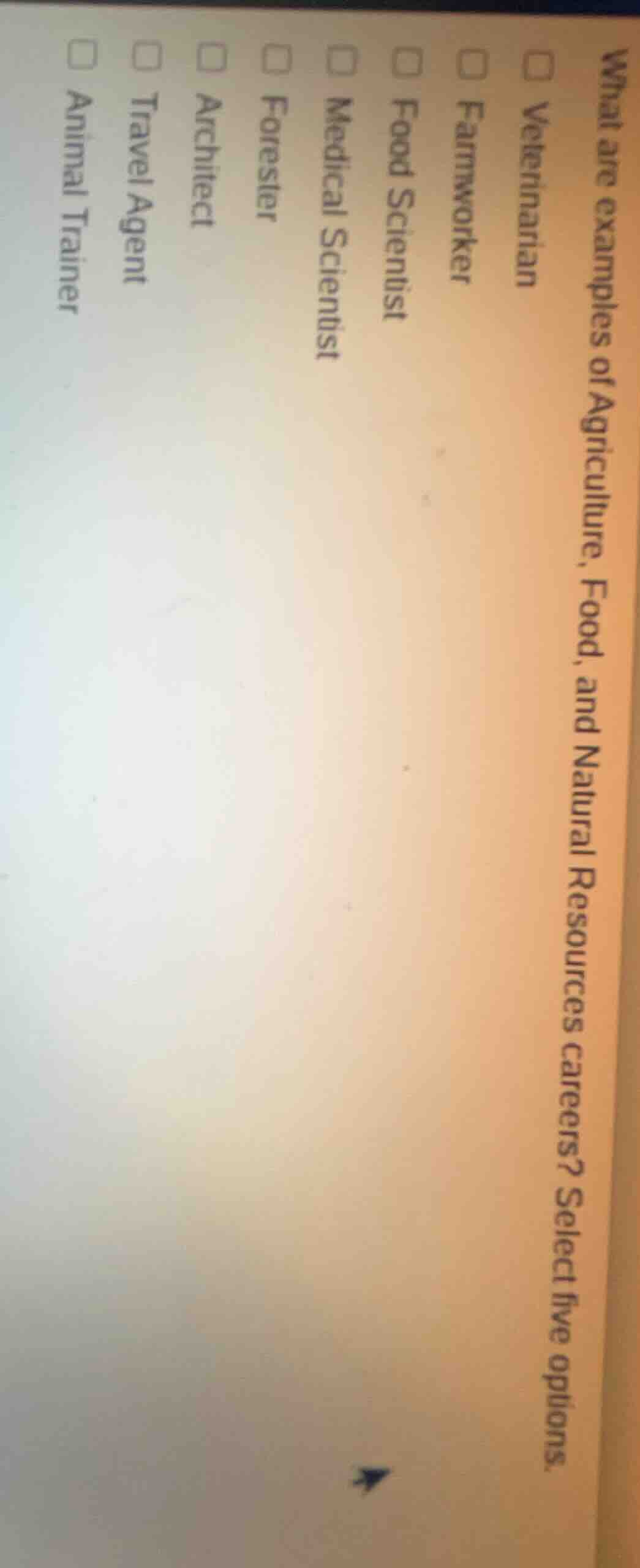 what are examples of agriculture, food, and natural resources careers? …