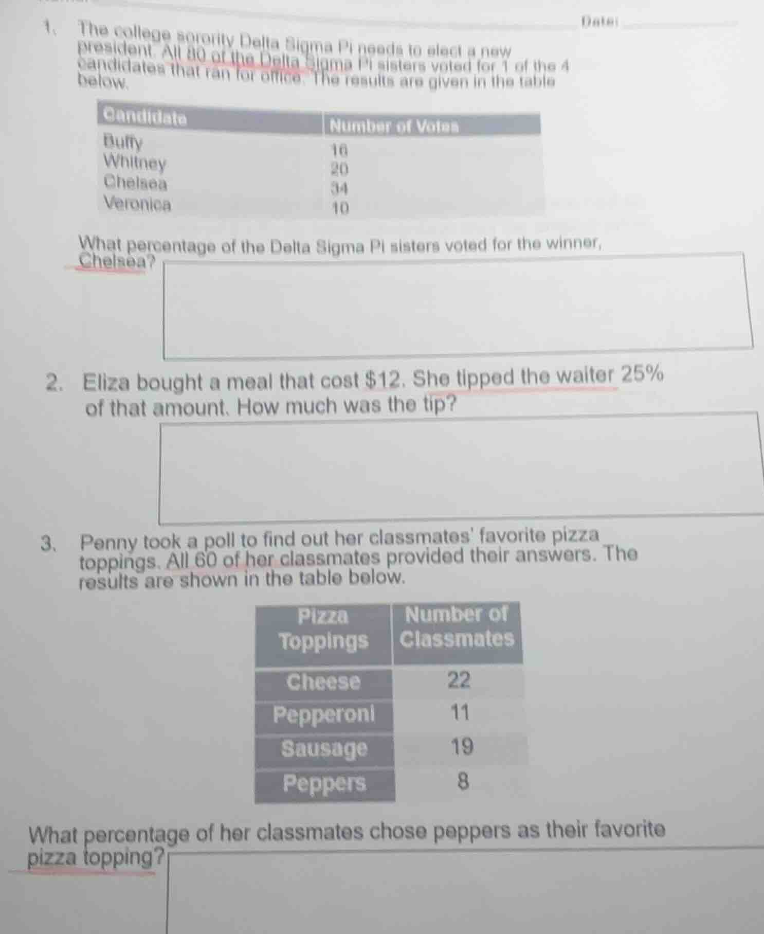 1. the college sorority delta sigma pi needs to elect a new president. …