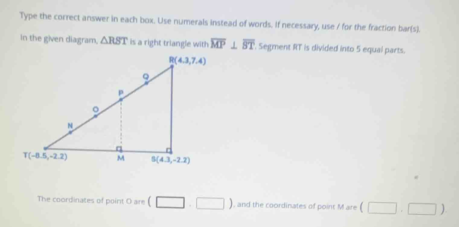 type the correct answer in each box. use numerals instead of words. if …